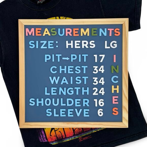 Jimi Hendrix Electric Ladyland Tee Women L Black Psychedelic NWOT - Picture 6 of 8